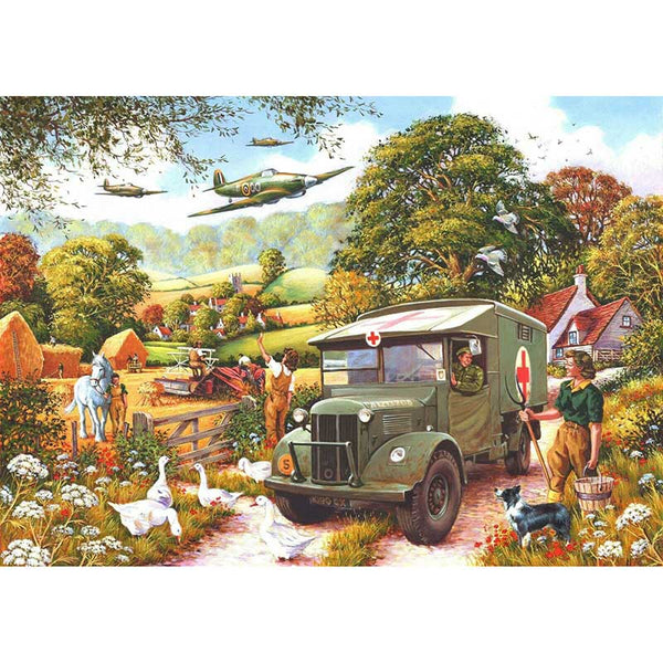 House of Puzzles Land Girls 1000 Piece Jigsaw Puzzle image 0