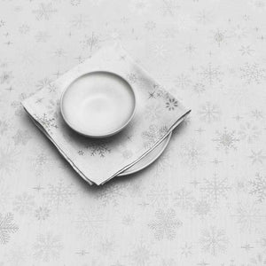 Peggy Wilkins Snow Crystal Table Runner - White image 1