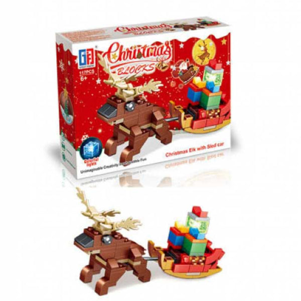 Playwrite Light Up Christmas Building Brick Set (Assorted Designs) image 4