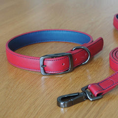 Zoon Luxe Leather Ruby WalkAbout Collar image 0