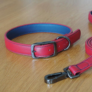 Zoon Luxe Leather Ruby WalkAbout Collar image 0