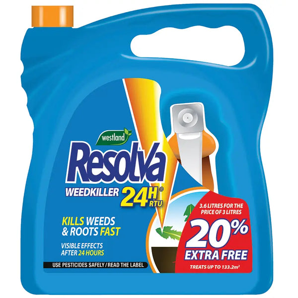 Westland Resolva 24H Ready-To-Use Weedkiller - 3.6 litres image