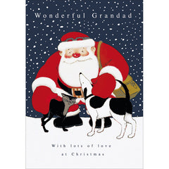 Woodmansterne Father Christmas Grandad Christmas Card image 0