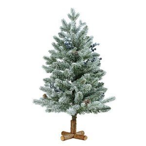 Everlands Mini Snowy Aspen Christmas Tree - 75cm image
