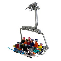 JägernDorfer Sitting Snowboard Figurines (Set of 6) image 0