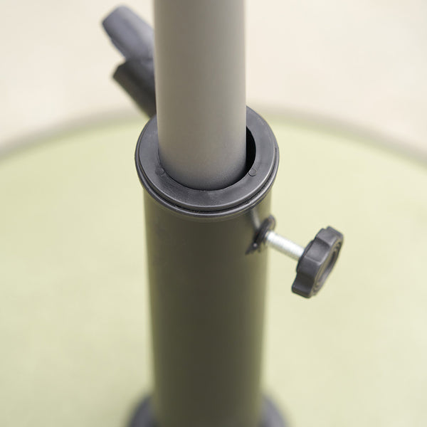 Platinum Piemonte 15kg Concrete Parasol Base in Green image 2