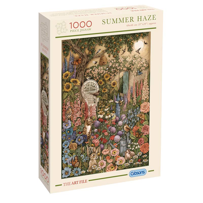 Gibsons The Art File: Summer Haze 1000 Piece Puzzle image 0