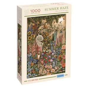 Gibsons The Art File: Summer Haze 1000 Piece Puzzle image 1