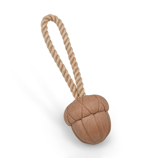Petface Acorn On A Rope Dog Toy image 3