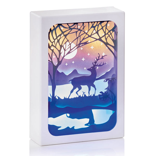 Premier Battery-Operated Paper Diorama with Moonlight Scene image 0