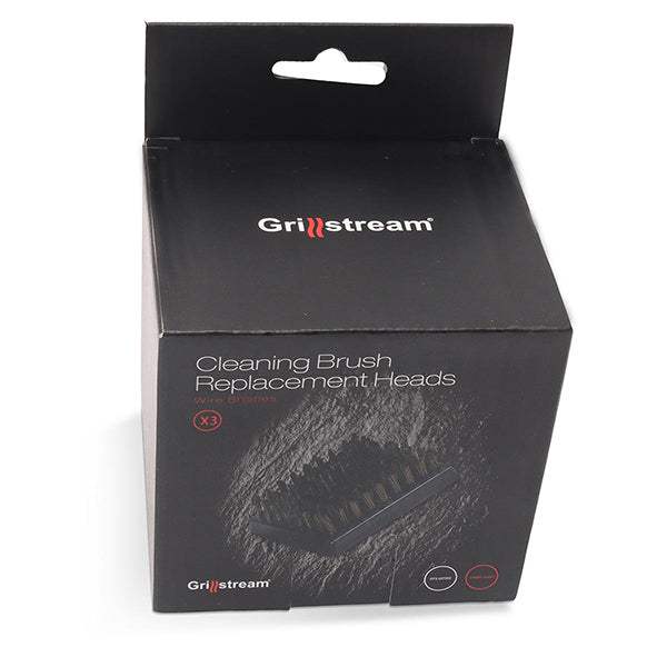 Grillstream Barbecue Cleaning Brush Replacement Heads (Pack of 3) image 2
