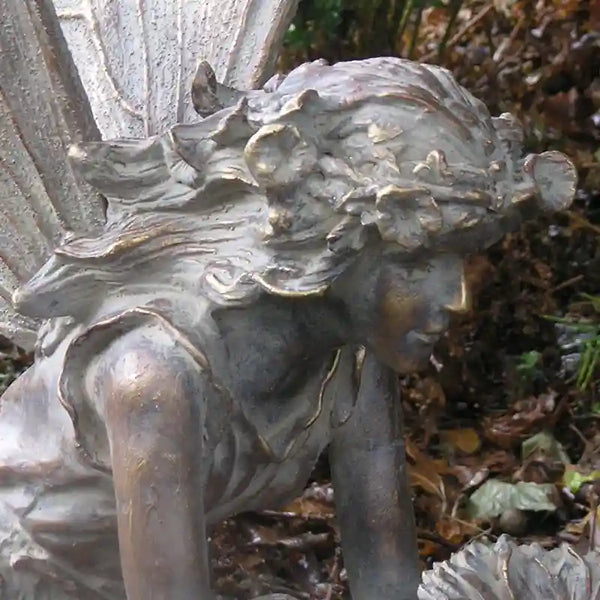 Home & Garden UK Fairy Sitting Garden Statue image 1