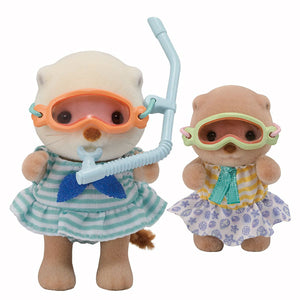 Sylvanian Families Sea Otter Sisters - Splashy Snorkel Set image 3
