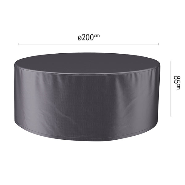 Platinum Aerocover for Outdoor Round Dining Set - 200 x 85cm image 5