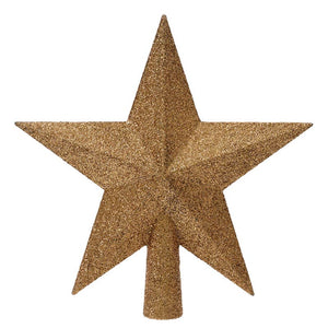 Decoris Shatterproof Star Tree Topper - Pecan Brown image