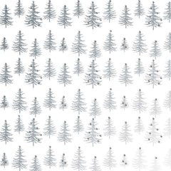 Uniqueco Trees Silver Luxe Gift Wrap (2m) image 0