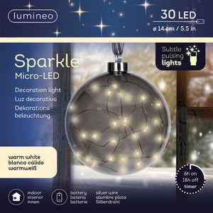 Lumineo Micro LED Hanging Anthracite Ball image 1