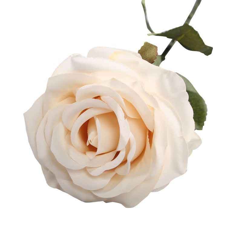 Cream Vintage Rose Stem (75cm) image 0
