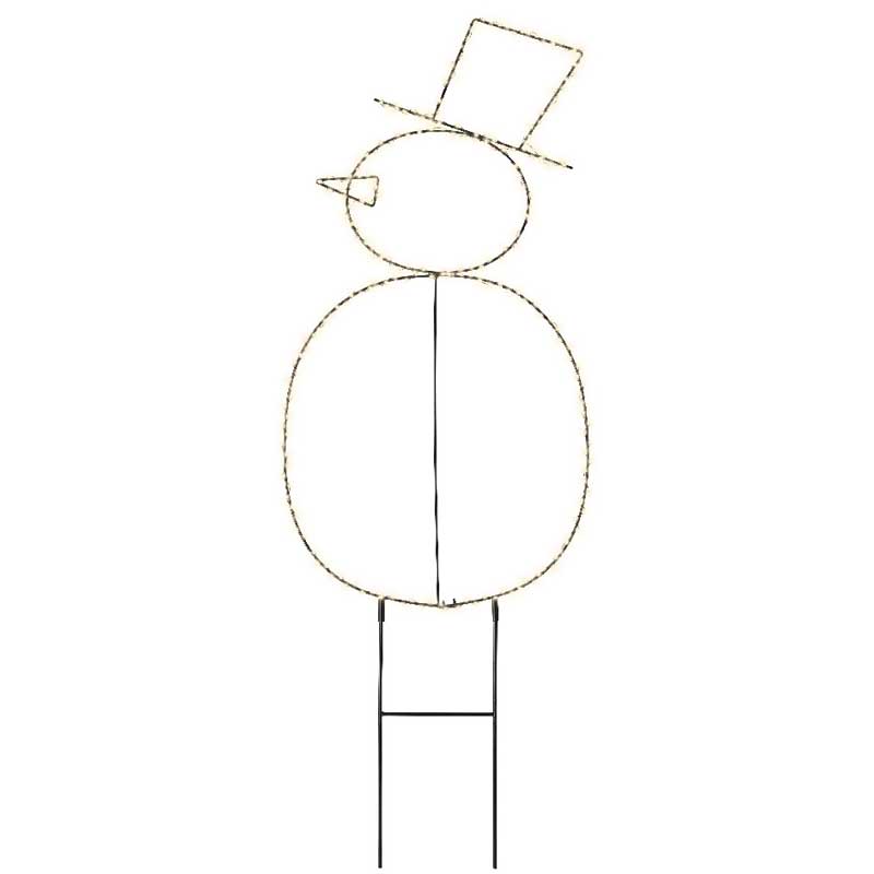 Lumineo Micro LED Snowman Stake Light image 0