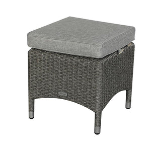 Bramblecrest Tetbury Mini Corner Sofa Set in Pewter with Dual Height Table &amp; 2 Stools image 4