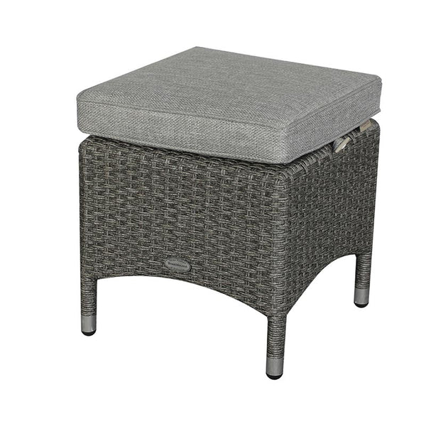 Bramblecrest Tetbury Mini Corner Sofa Set in Pewter with Dual Height Table &amp; 2 Stools image 4