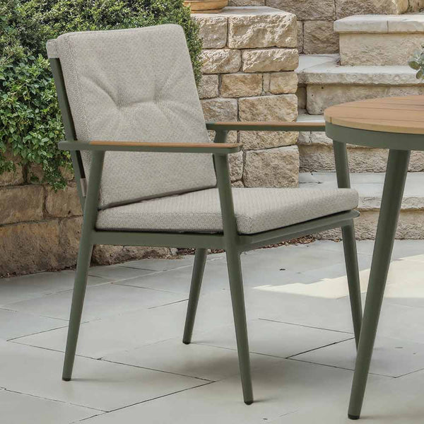 Bramblecrest RHS Wisley Round Bistro Set - Sage image 3