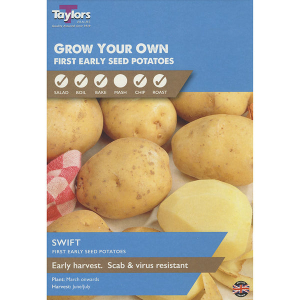 Swift First Early Seed Potatoes - Pack of 10 image