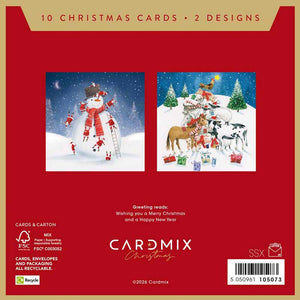 Snowy Scenes Christmas Cards (Pack of 10)