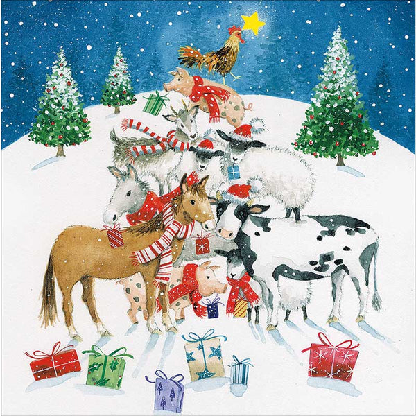 Snowy Scenes Christmas Cards (Pack of 10)