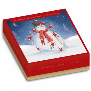 Snowy Scenes Christmas Cards (Pack of 10)