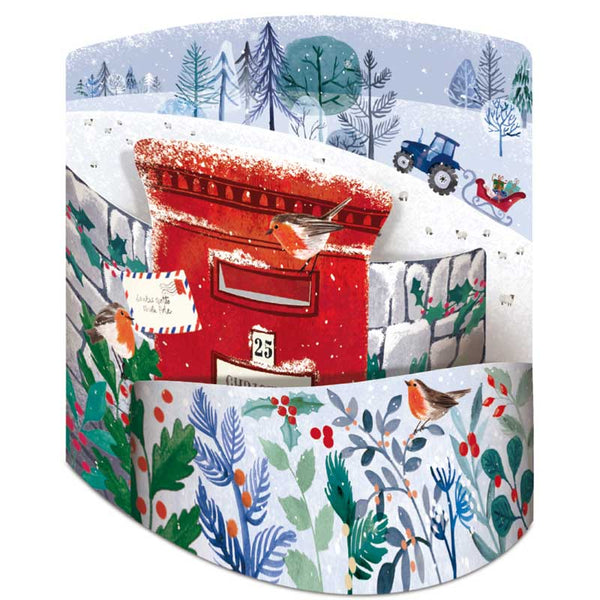 Christmas Post Premium 3D Christmas Cards (Pack of 5)
