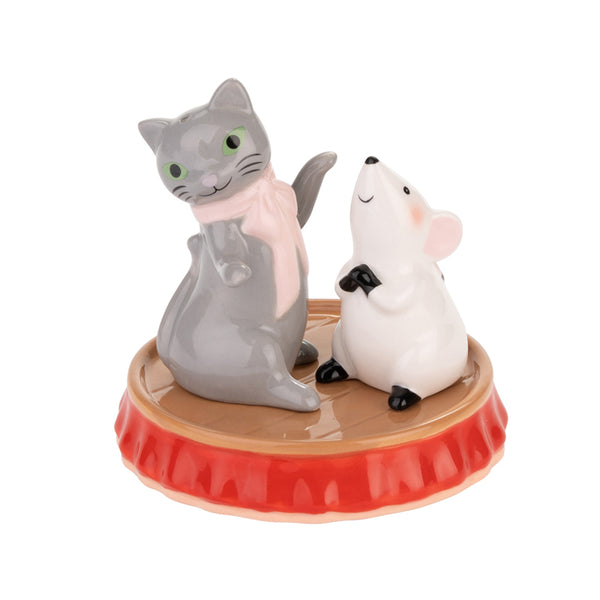Cath Kidston Cat & Mouse Salt & Pepper Set