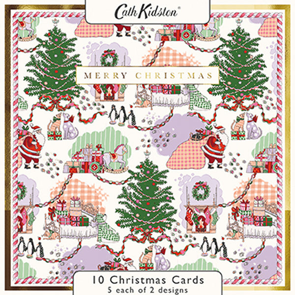 Cath Kidston Christmas Grotto Cards (Pack of 10)