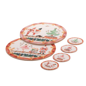 Cath Kidston Nutcracker Placemats & Coasters (Pack of 4)