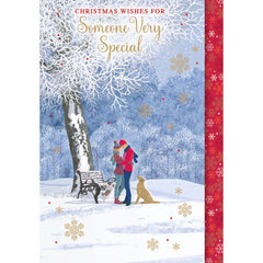 Nigel Quiney Snowy Embrace Christmas Card image 0