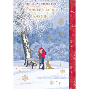Nigel Quiney Snowy Embrace Christmas Card image 0