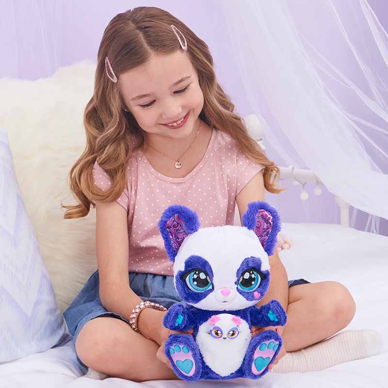 Peek-A-Roo, Interactive Panda-Roo Plush Toy with Mystery Baby and Over 150 Sounds and Actions, Ages 5+ image 0