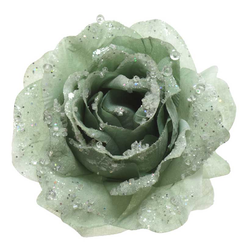 Everlands Sage Green Rose Clip image 0
