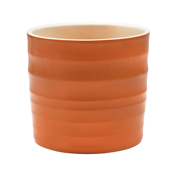 Ivyline Hadleigh Matt Indoor Planter Range - Amber, 14cm image
