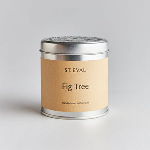 St Eval Fig Tree Tin Scented Candle image 0