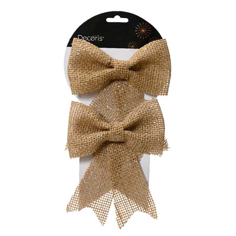 Decoris Polyester Bow (Pack of 2) image 0