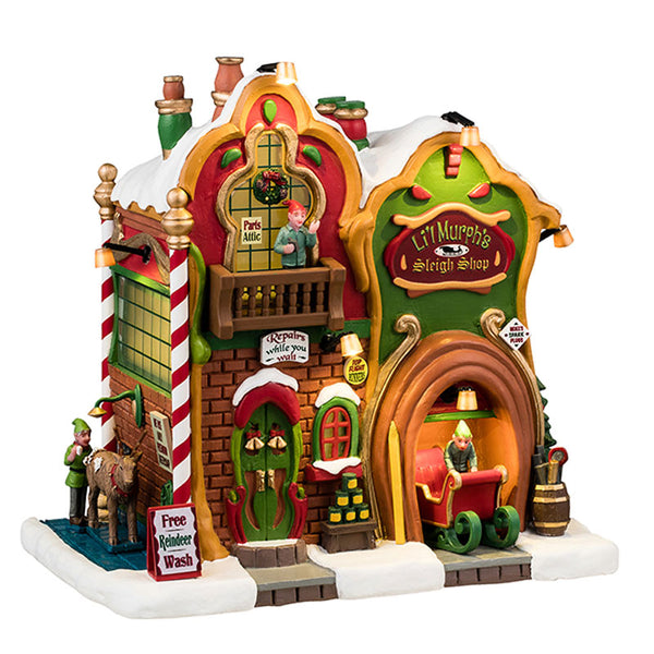 Lemax Li'l Murph's Sleigh Shop image 0