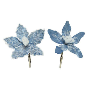 Everlands Winter Sky Poinsettia Clip (Assorted Designs) image 0