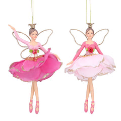Gisela Graham Pink Rose Resin Fairy (Assorted Designs) image 0