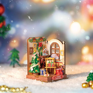 Rolife Christmas Fireplace DIY Miniature House image 5