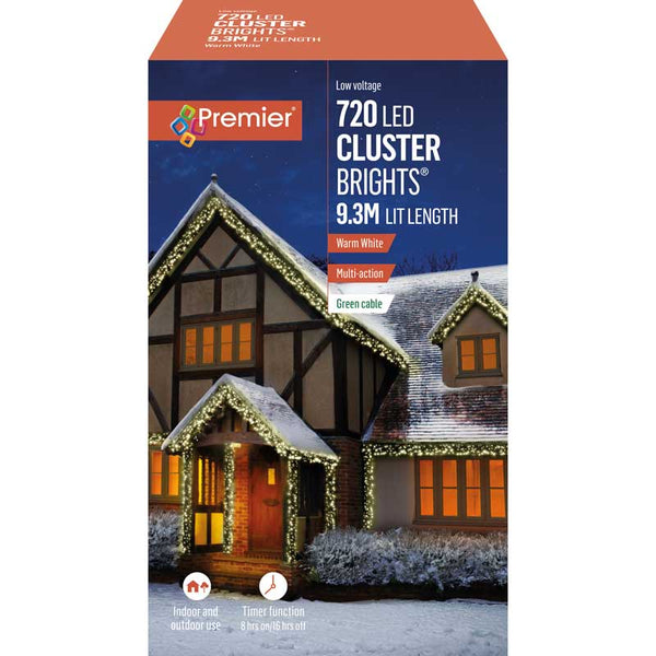 Premier 720 Multi-Action LED CLUSTERBRIGHTS with Timer - Warm White image 1