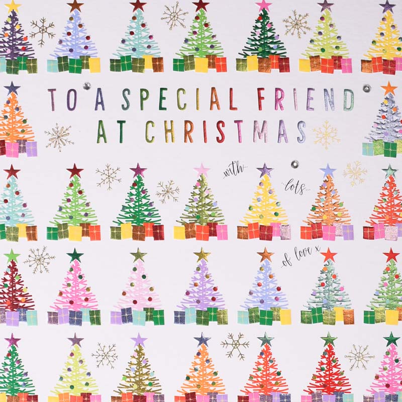 Wendy Jones-Blackett Special Friend Trees Christmas Card image 0