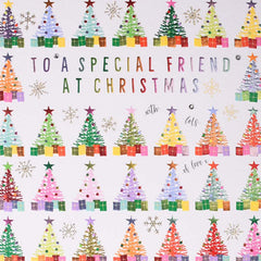 Wendy Jones-Blackett Special Friend Trees Christmas Card image 0