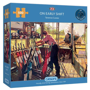 Gibsons On Early Shift 500 Piece Jigsaw Puzzle image 1