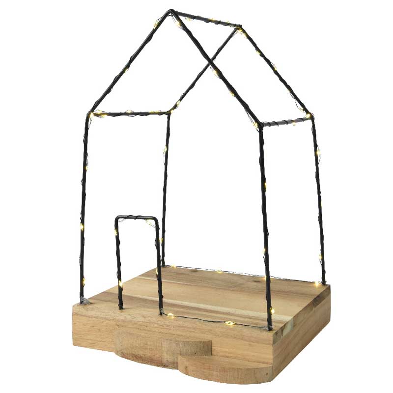 Lumineo Micro LED Metal House Frame Light image 0